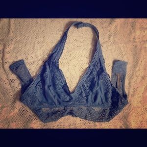 Blue bralette